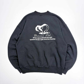 90's "made in USA" FRUIT OF THE LOOM HEAVY WEIGHT プリント スウェット シャツ