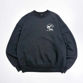 90's "made in USA" FRUIT OF THE LOOM HEAVY WEIGHT プリント スウェット シャツ