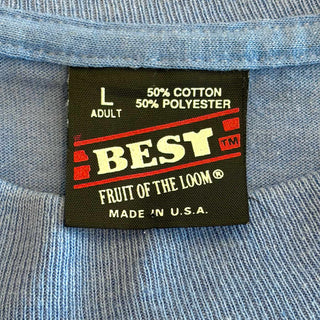 90's "made in USA" Fruit of the Loom "THIS CHICK BOWLED" アニマル プリント Tシャツ