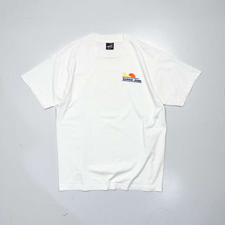 90's "made in USA" Fruit of the Loom "brewster cheese" ワンポイント刺繍 Tシャツ