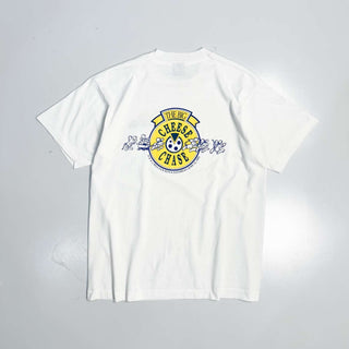 90's "made in USA" Fruit of the Loom "brewster cheese" ワンポイント刺繍 Tシャツ