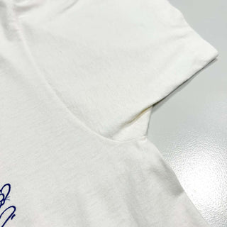 90's "made in USA" Fruit of the Loom "brewster cheese" ワンポイント刺繍 Tシャツ