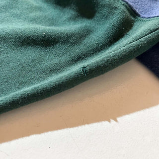 90's "made in USA" H.L.MILLER 短丈 2トーン ワンポイント スウェット シャツ