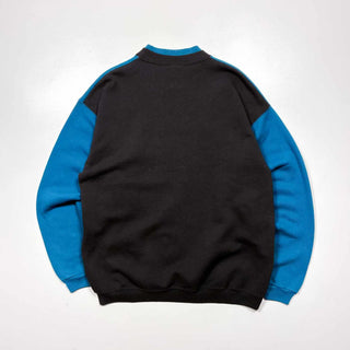 90's "made in USA" HANES フェイクレイヤード 2トーンカラー スウェット シャツ