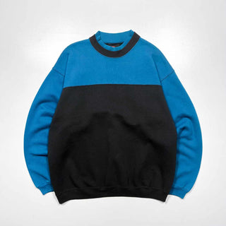 90's "made in USA" HANES フェイクレイヤード 2トーンカラー スウェット シャツ