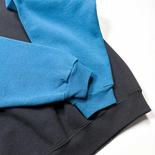 90's "made in USA" HANES フェイクレイヤード 2トーンカラー スウェット シャツ