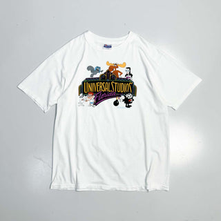 90's "made in USA" Hanes "UNIVERSAL STUDIO FLORIDA" キャラクター プリントTシャツ