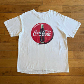 90's "made in USA" Hanes コカコーラ プリント Tシャツ