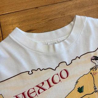 90's "made in USA" Hanes メキシコマップ プリント Tシャツ
