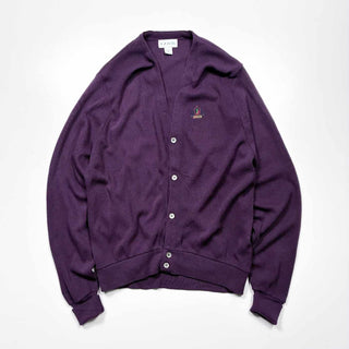 90's "made in USA" IZOD アクリル ニット カーディガン