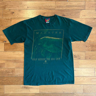 90's "made in USA" JOSTENS SPORTWEAR マナティー プリント Tシャツ