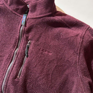 90's "made in USA" L.L.Bean ワインレッド フルジップ フリース ジャケット