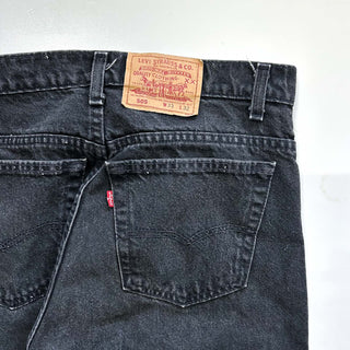 90's "made in USA" Levi's 505 ブラックデニム パンツ(33×32)