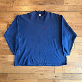 90's "made in USA" NIKE オーバーサイズ サイドスウッシュ カットソータイプ スウェット シャツ