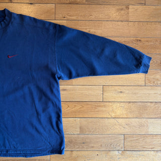 90's "made in USA" NIKE オーバーサイズ サイドスウッシュ カットソータイプ スウェット シャツ