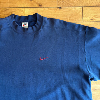 90's "made in USA" NIKE オーバーサイズ サイドスウッシュ カットソータイプ スウェット シャツ