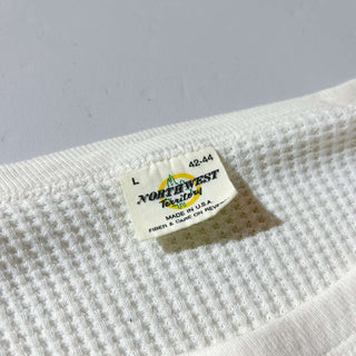 90's "made in USA" NORTHWEST ワッフル サーマル カットソー