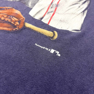 90's "made in USA" NUTMEG CLEVELAND INDIANS プリントTシャツ