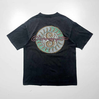 90's "made in USA" OBEX フェード 両面プリントTシャツ