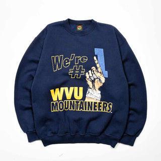90's "made in USA" PM "WVU MOUNTAINEERS" スウェット シャツ