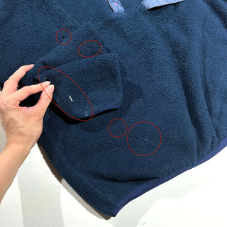 90's "made in USA" Patagonia ダークネイビー スナップT フリース プルオーバー ジャケット