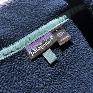 90's "made in USA" Patagonia ダークネイビー スナップT フリース プルオーバー ジャケット