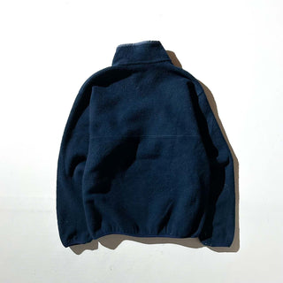 90's "made in USA" Patagonia ダークネイビー スナップT フリース プルオーバー ジャケット