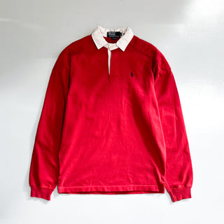 90's "made in USA" RALPH LAUREN ワンポイント ラガーシャツ
