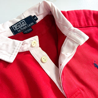 90's "made in USA" RALPH LAUREN ワンポイント ラガーシャツ