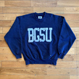 90's "made in USA" RUSSELL PRO COTTON リバースウィーブタイプ ワッペン カレッジ スウェット シャツ