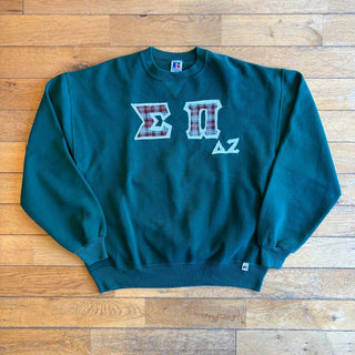 90's "MADE IN USA" RUSSELL 前Vガゼット カレッジ スウェット シャツ