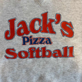 90's "made in USA" RUSSELL 前Vガゼット プリント スウェット シャツ