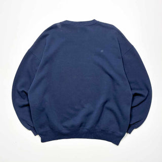 90's "made in USA" RUSSELL 前Vガゼット カレッジプリント スウェットシャツ