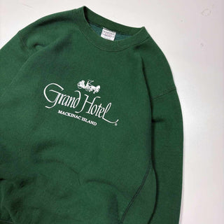90's "made in USA" SANTEE リバースウィーブタイプ プリント スウェット