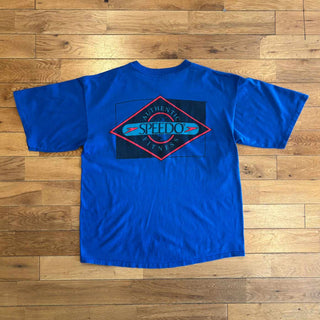 90's "made in USA" SPEEDO ロゴ 両面プリント Tシャツ