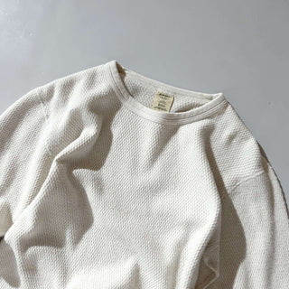 90's "made in USA" St. John's Bay ハニカム サーマル カットソー