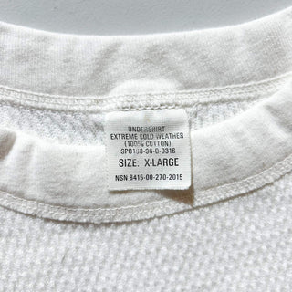 90's "made in USA" U.S.ARMY ハニカム サーマル カットソー
