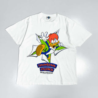 90's "made in USA" UNIVERSAL STUDIS "WOODY WOODPECKES" キャラクタープリント Tシャツ