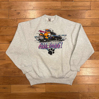 90's "made in USA" ガーフィールド プリントスウェット シャツ