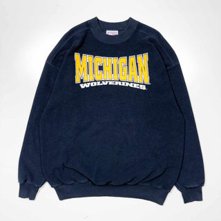 90's "made in USA" インサイドアウト カレッジプリント スウェット