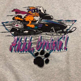 90's "made in USA" ガーフィールド プリントスウェット シャツ