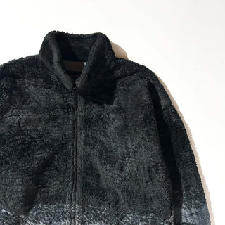 90's "made in USA" ブラック 馬 アニマル フリース ジャケット