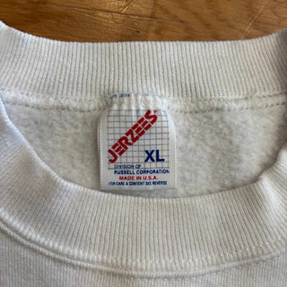 90's "MADE IN USA" Jerzees 企業 プリント スウェット シャツ