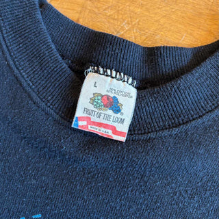 90's "made in USA" ラグランスリーブ ジャズ プリントスウェット シャツ