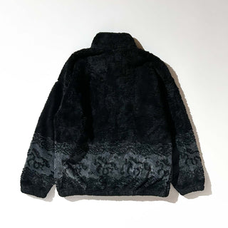 90's "made in USA" ブラック 馬 アニマル フリース ジャケット