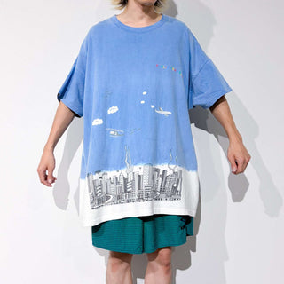 90's "made in USA" ビッグサイズ オールオーバー プリントTシャツ