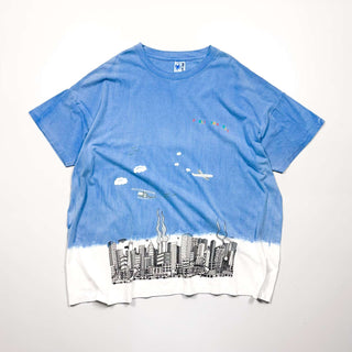 90's "made in USA" ビッグサイズ オールオーバー プリントTシャツ