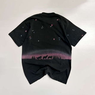 90's "made in USA" アニマル 巻きプリント Tシャツ