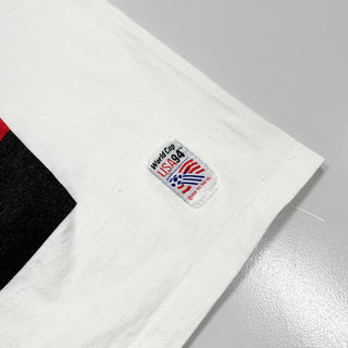 90's "made in USA" adidas "World Cup USA94" プリント Tシャツ