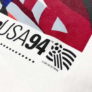 90's "made in USA" adidas "World Cup USA94" プリント Tシャツ